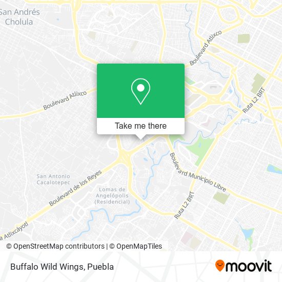 Buffalo Wild Wings map