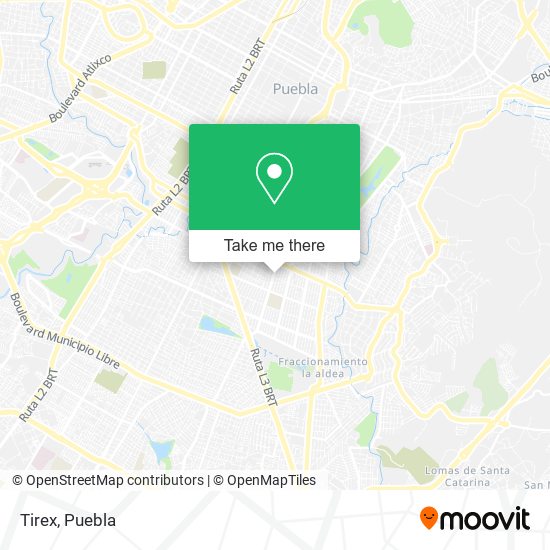 Mapa de Tirex