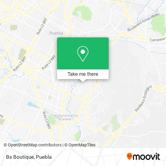 Mapa de Bs Boutique