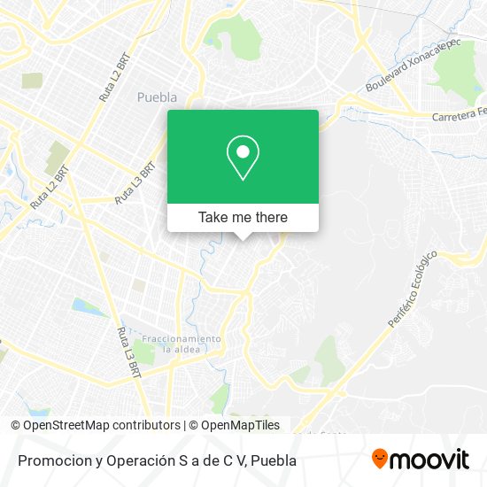 Promocion y Operación S a de C V map
