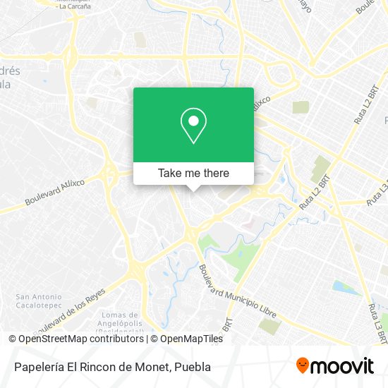 Papelería El Rincon de Monet map