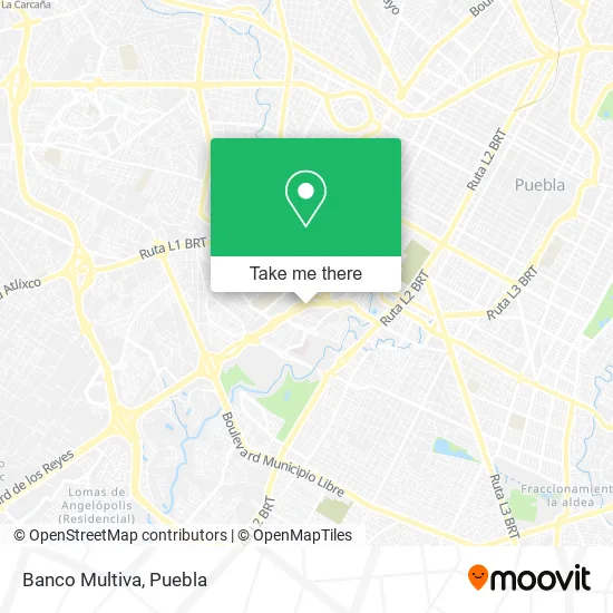 Banco Multiva map