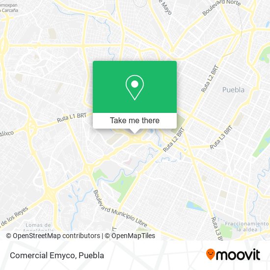 Mapa de Comercial Emyco