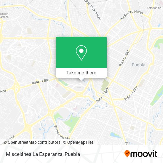 Miscelánea La Esperanza map