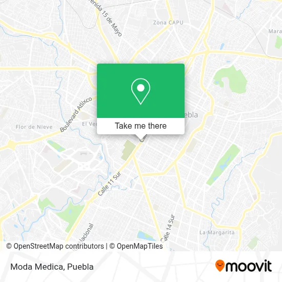 Moda Medica map
