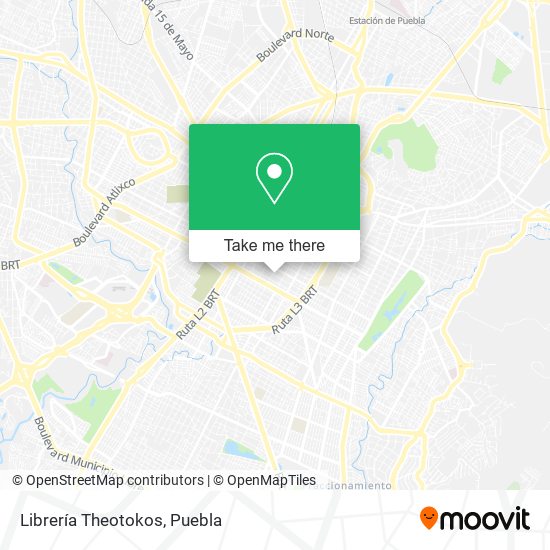 Librería Theotokos map