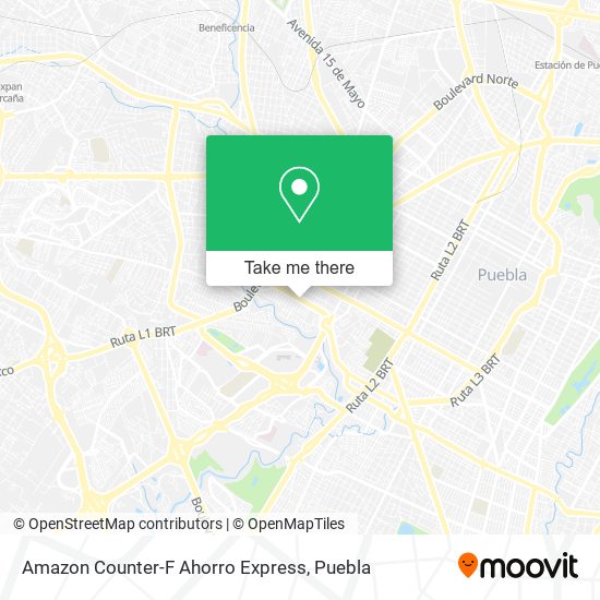 Mapa de Amazon Counter-F Ahorro Express