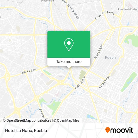 Mapa de Hotel La Noria
