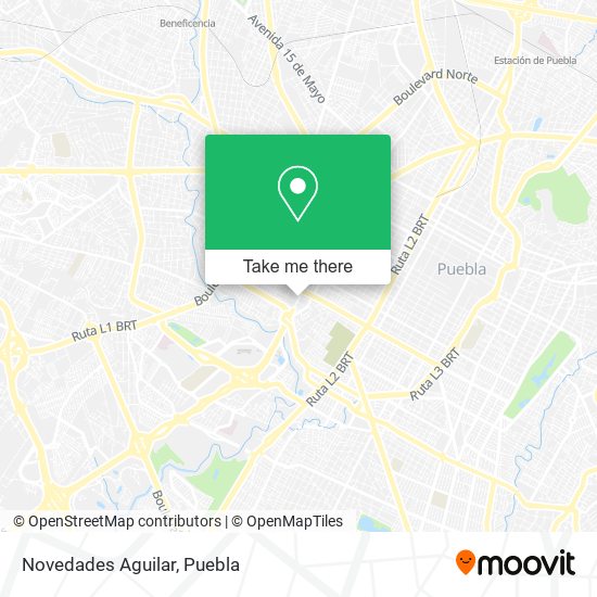 Novedades Aguilar map