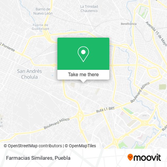 Farmacias Similares map