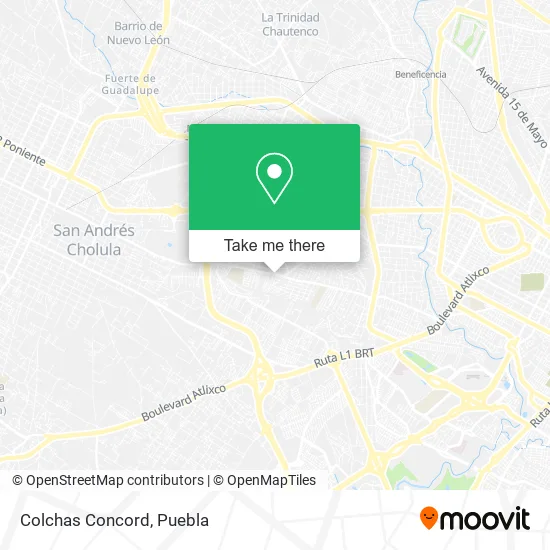 Mapa de Colchas Concord