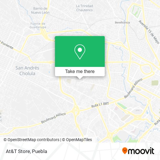 Mapa de At&T Store