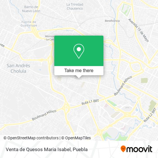 Venta de Quesos Maria Isabel map