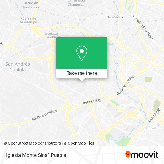 Mapa de Iglesia Monte Sinaí