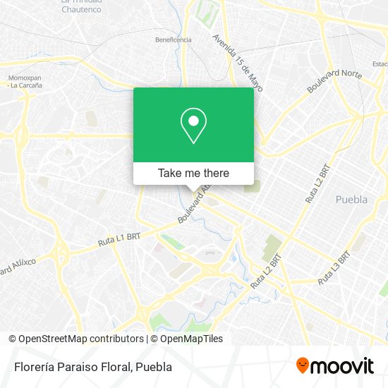 Florería Paraiso Floral map