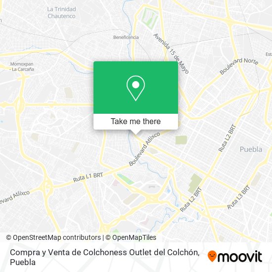 Mapa de Compra y Venta de Colchoness Outlet del Colchón