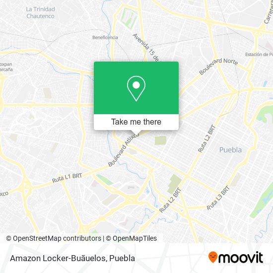 Amazon Locker-Buãuelos map