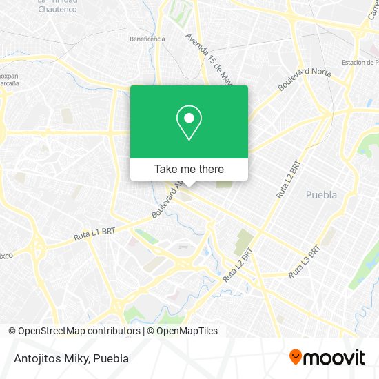Mapa de Antojitos Miky