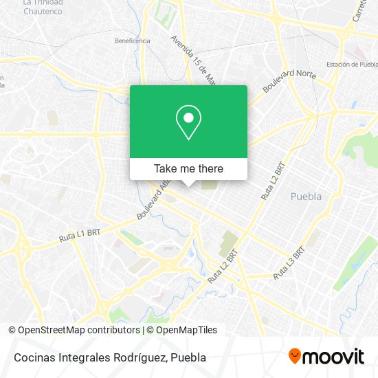 Cocinas Integrales Rodríguez map