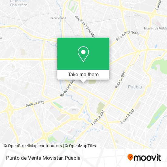 Mapa de Punto de Venta Movistar