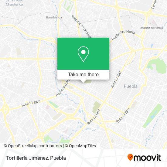 Tortillería Jiménez map