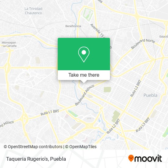 Taquería Rugerio's map