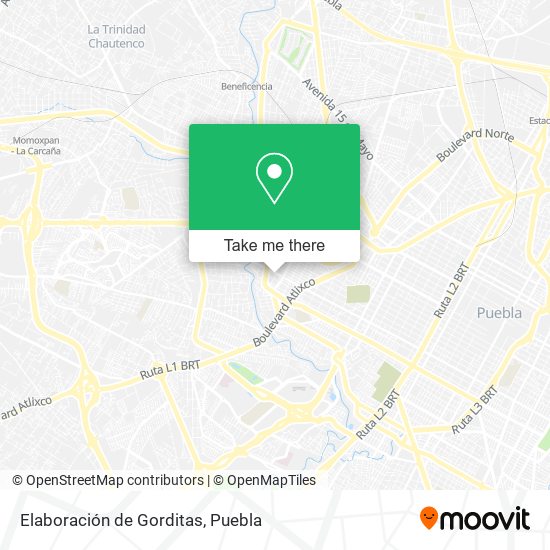 Elaboración de Gorditas map