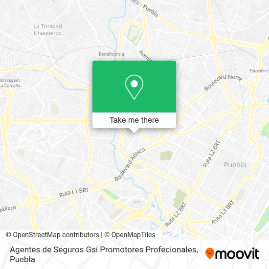 Agentes de Seguros Gsi Promotores Profecionales map