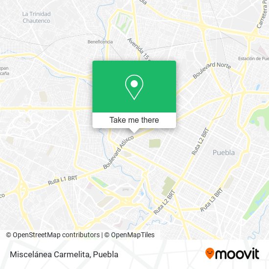 Miscelánea Carmelita map