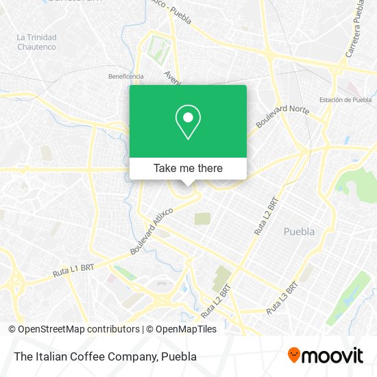 The Italian Coffee Company map