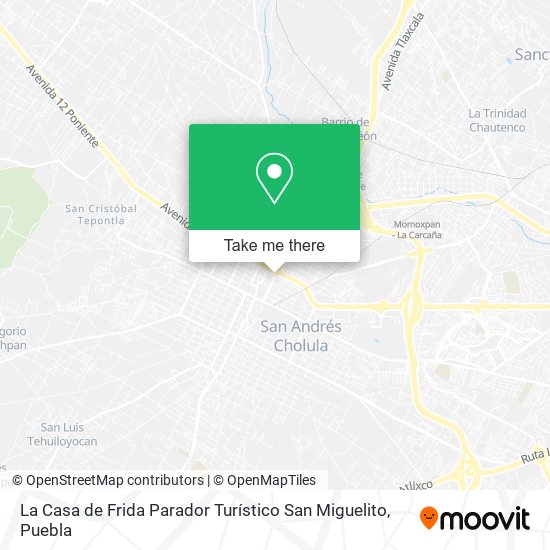 La Casa de Frida Parador Turístico San Miguelito map