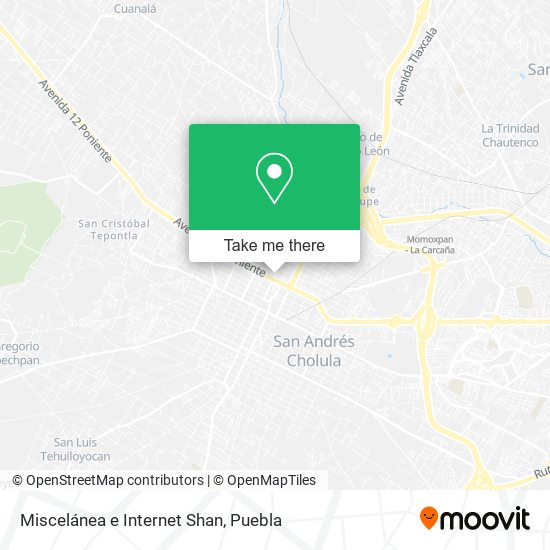 Miscelánea e Internet Shan map