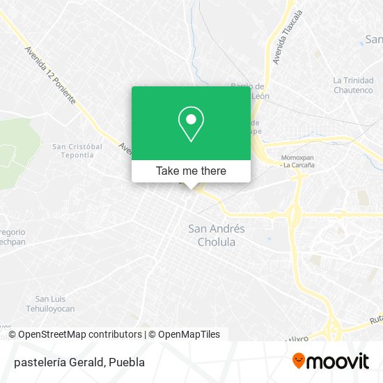 Mapa de pastelería Gerald