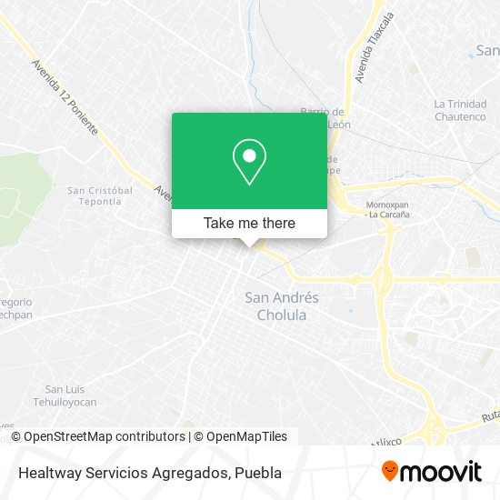 Healtway Servicios Agregados map