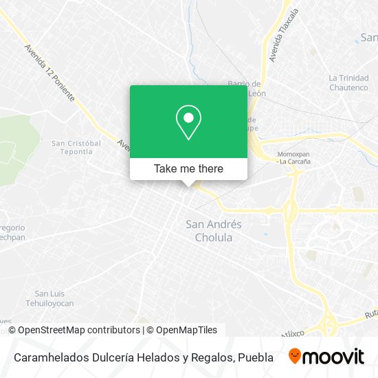 Caramhelados Dulcería Helados y Regalos map