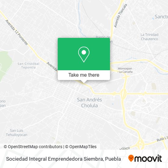 Sociedad Integral Emprendedora Siembra map