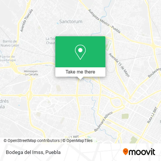 Mapa de Bodega del Imss