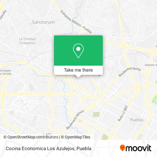 Cocina Economica Los Azulejos map