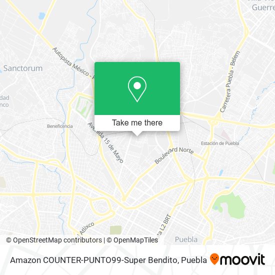 Mapa de Amazon COUNTER-PUNTO99-Super Bendito
