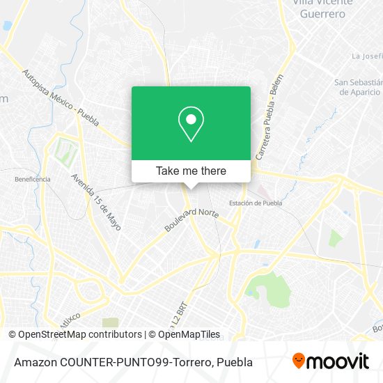 Amazon COUNTER-PUNTO99-Torrero map