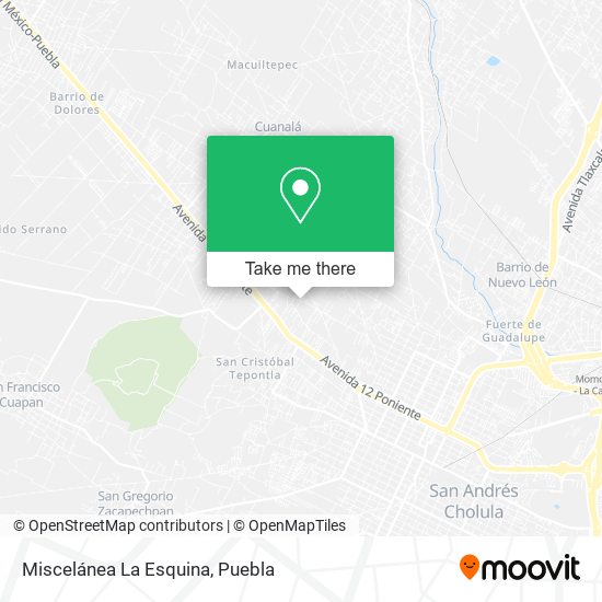 Miscelánea La Esquina map