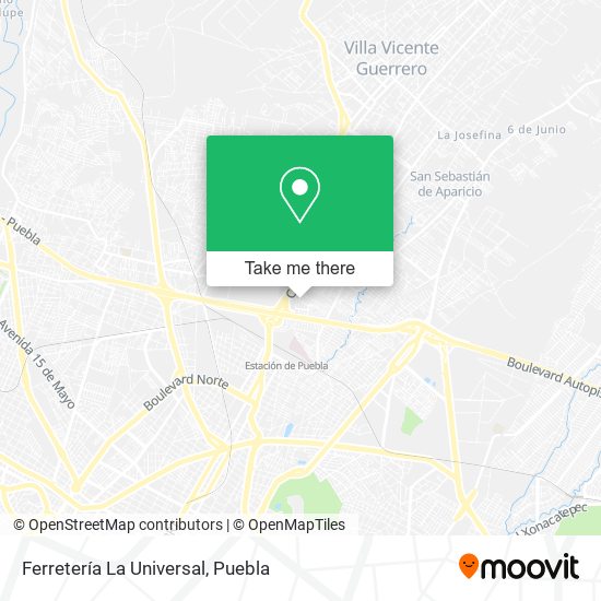 Mapa de Ferretería La Universal