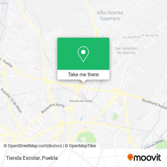 Mapa de Tienda Escolar