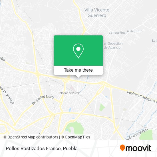 Pollos Rostizados Franco map