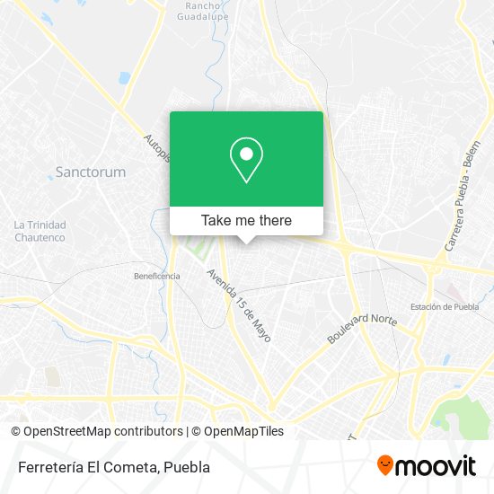 Mapa de Ferretería El Cometa