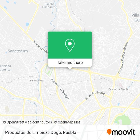 Productos de Limpieza Dogo map