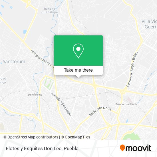 Elotes y Esquites Don Leo map