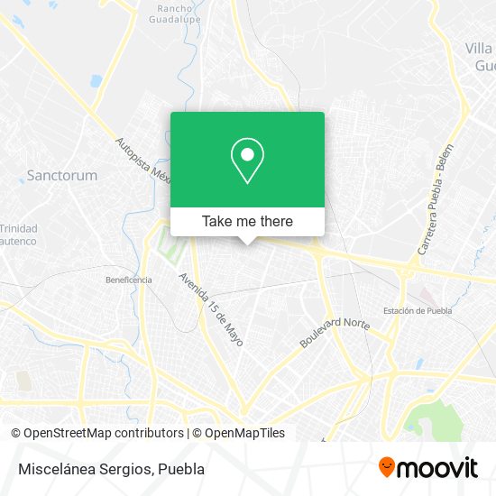 Mapa de Miscelánea Sergios