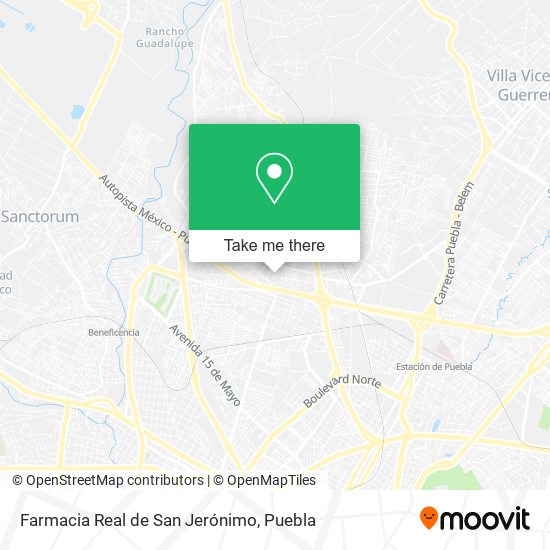Mapa de Farmacia Real de San Jerónimo