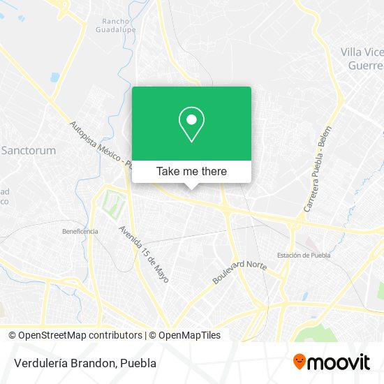 Verdulería Brandon map